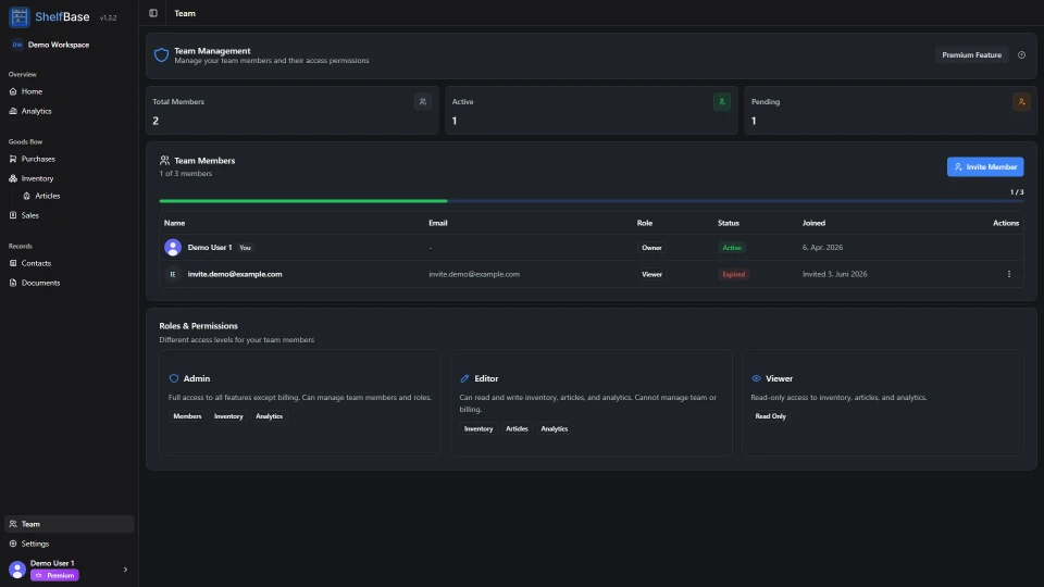 ShelfBase - One source for your whole team